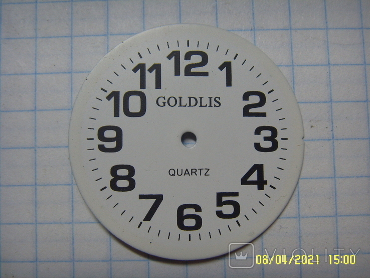 Циферблат GOLDLIS кварц. Для мужских часов, фото №2