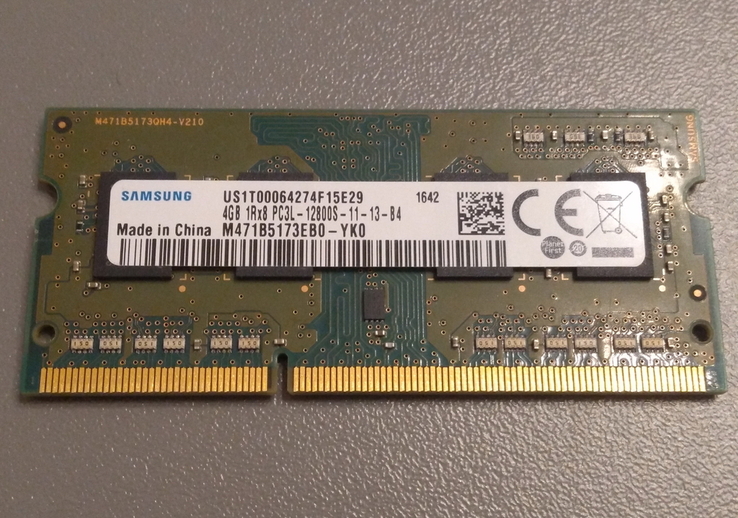 Оперативная память для ноутбука DDR3 4Gb Samsung