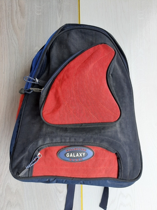 Прочный подростковый рюкзак Galaxy (черно-красный), фото №2