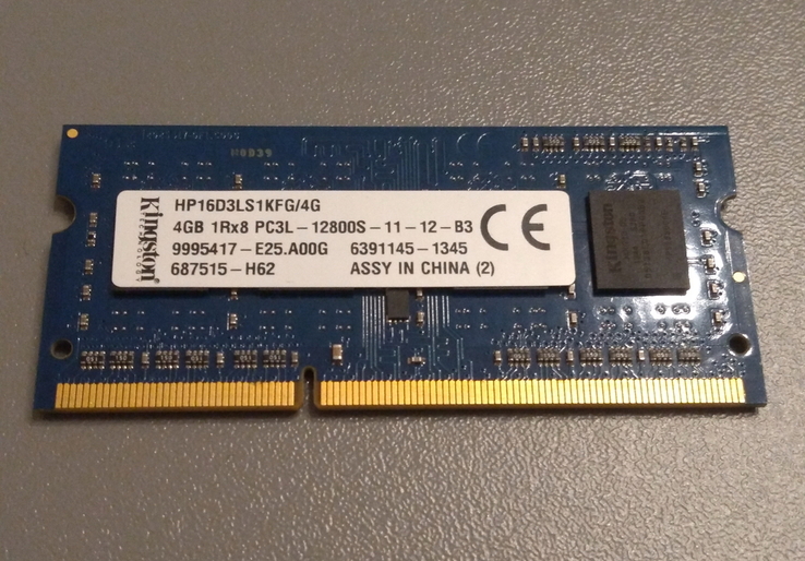 Оперативная память для ноутбука DDR3 4Gb Kingston