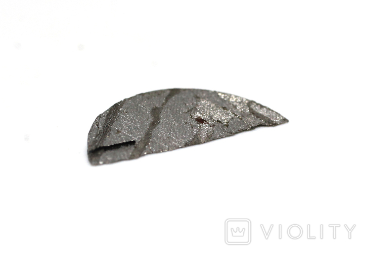 Заготовка-вставка з метеорита Seymchan, 0,8 г, із сертифікатом автентичності, фото №9