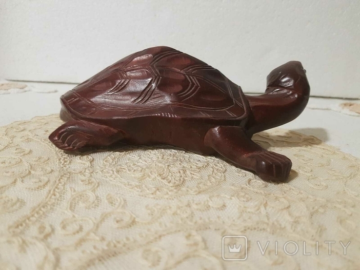 Деревянная фигурка черепахи., фото №4