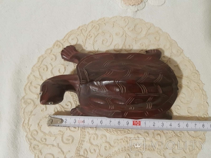 Деревянная фигурка черепахи., фото №6