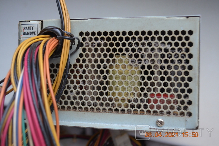 Блок питания для компьютера 350W. Model: ATX 350 P4. 220V / 3A 50 Hz. Рабочий. Б/у, фото №4