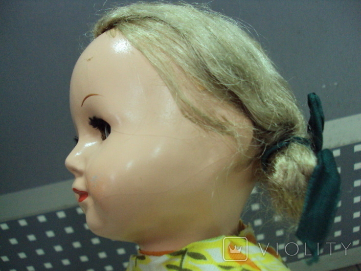 Кукла паричковая папье маше опилочная 44-45 см, фото №5