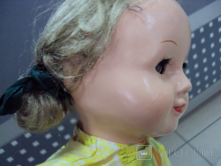 Кукла паричковая папье маше опилочная 44-45 см, фото №6