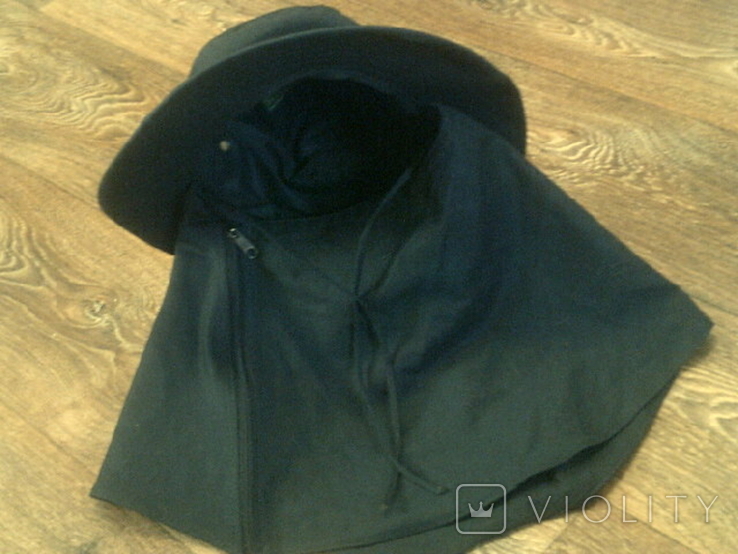 Черная шляпа - панама с шторкой (Usa), фото №10