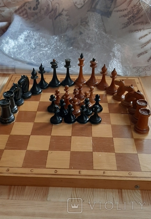 Шахматы советские с доской 40 см, фото №2