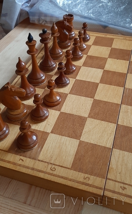 Шахматы советские с доской 40 см, фото №5