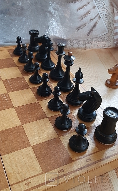 Шахматы советские с доской 40 см, фото №6