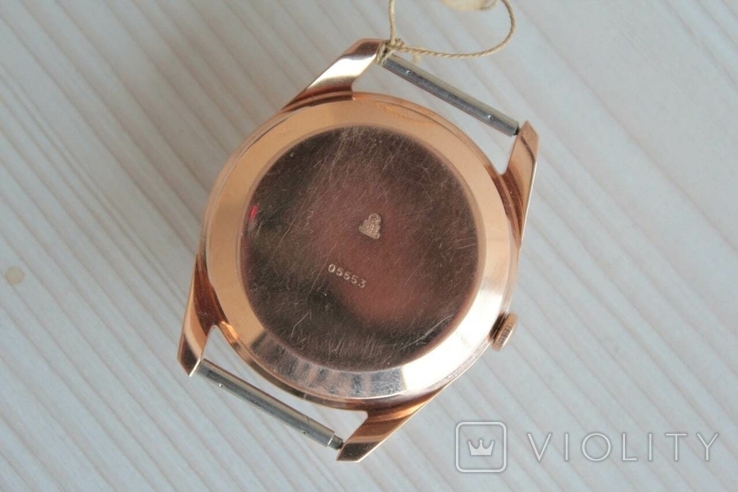 Часы Полёт из золота 583 проба 1975 г. с документом, фото №6