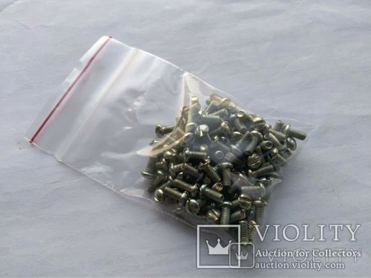 Screw, bolt, screw M3, galvanized steel 100 pieces, lot No. 2, photo number 7