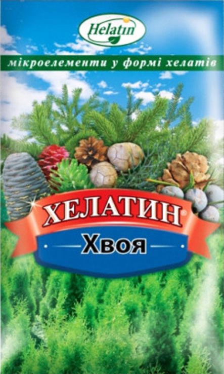 Комплексне добриво Хелатин Хвоя 50 мл 200312, фото №2