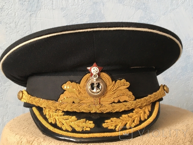 Фуражка адмирала ВМФ СССР, фото №2