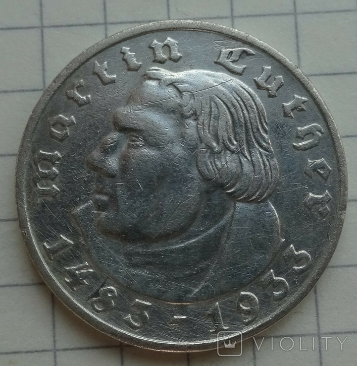 2 марки. 1933 год. F, фото №2