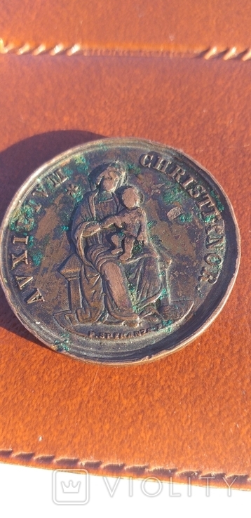 Пам'ятна медаль Папи Римського Пій 9., фото №6