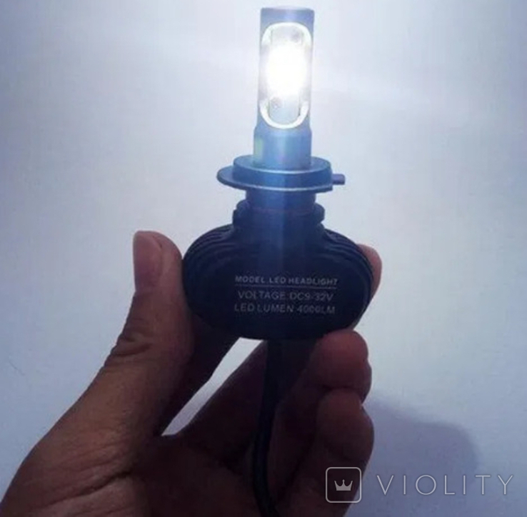 Комплект автомобильных LED ламп S1-H4, фото №4
