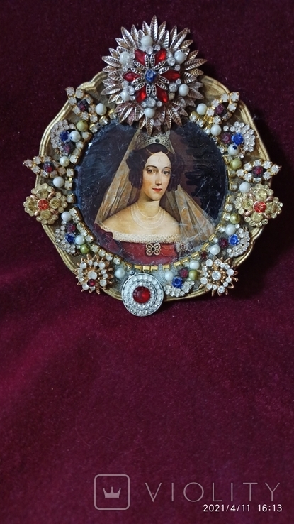 Портрет Мария Анна Савойская - императрица Австрии, королева Венгрии и Чехии (1803-1884)