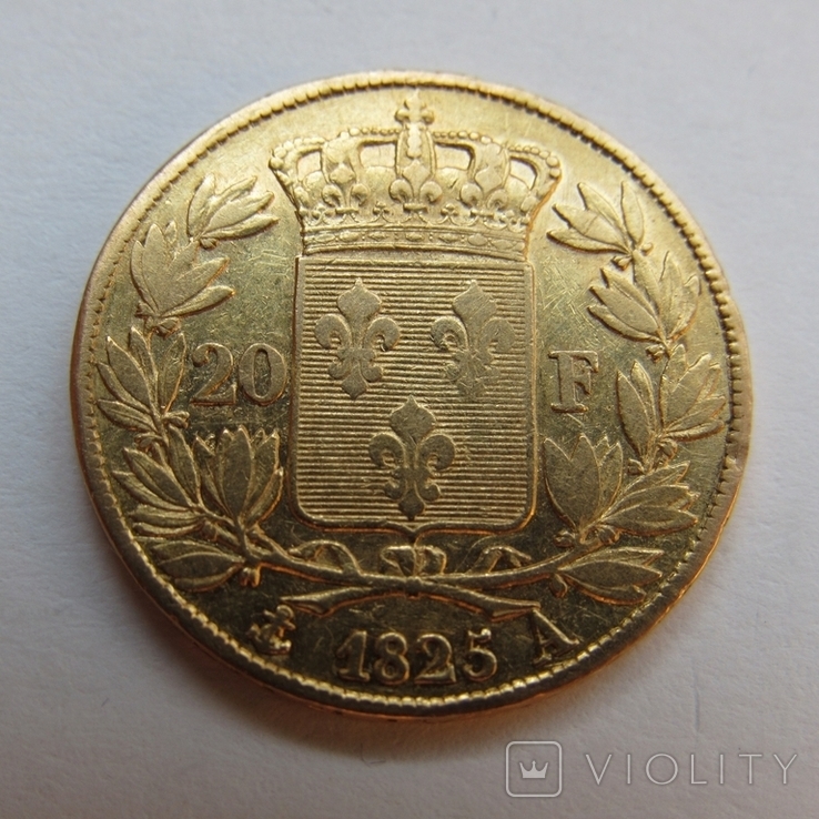 20 франков 1825 г. Франция, фото №3
