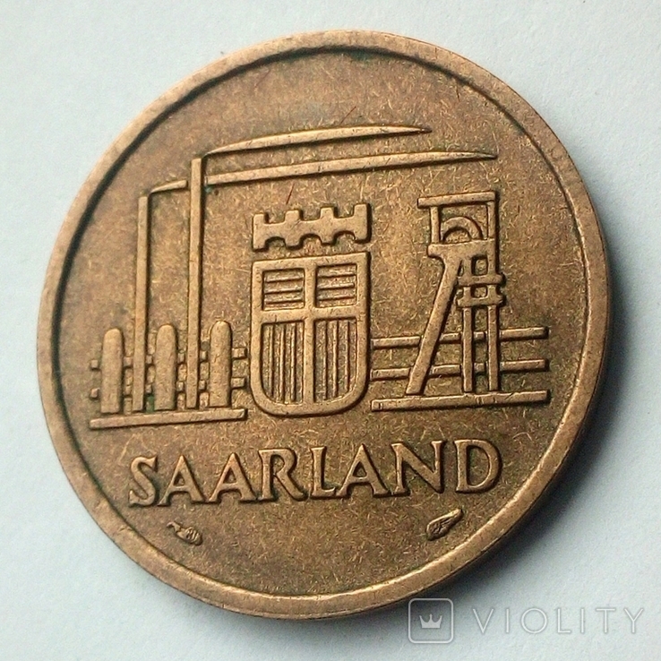 Саар 20 франков 1954 г., фото №7