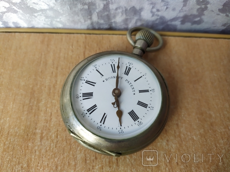 Швейцарський кишеньковий Годинник Roskopf, фото №2