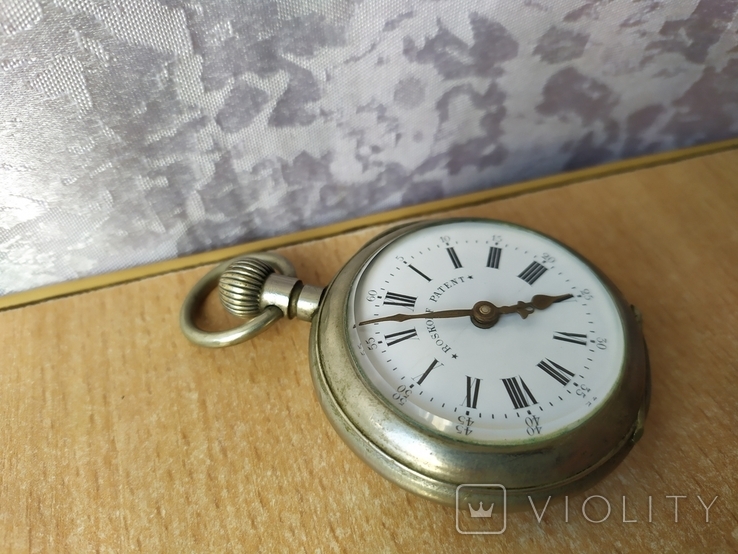 Швейцарський кишеньковий Годинник Roskopf, фото №5