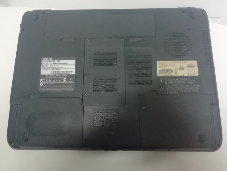 Мощный двухъядерный ноутбук Toshiba A300 с 15" матрицей, photo number 8