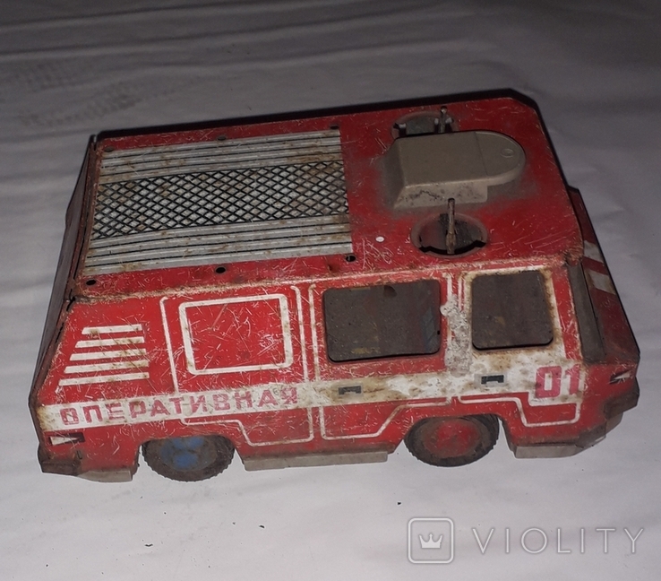 Пожарнвя машина 01 из СССР на запчасти или реставрацию, фото №5
