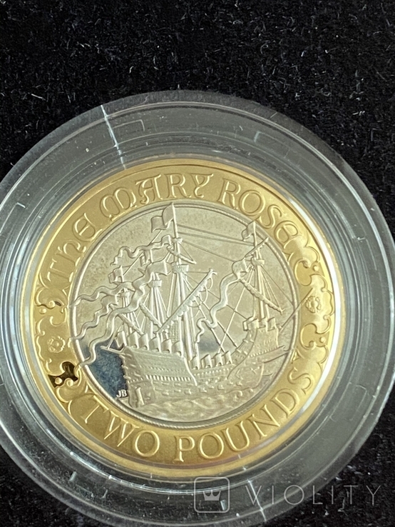  2 Mary Rose 2011 Silver Proof Coin, фото №4
