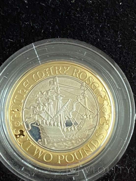  2 Mary Rose 2011 Silver Proof Coin, фото №5