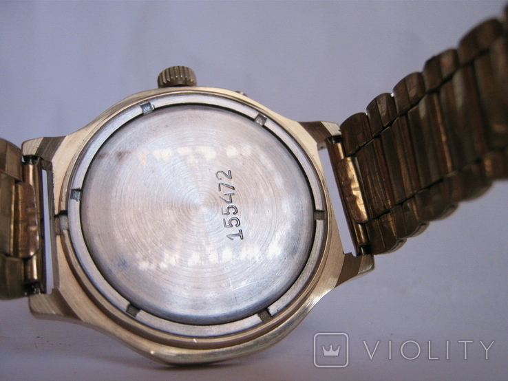 Часы"Слава" Аu-1 c браслетом., фото №8