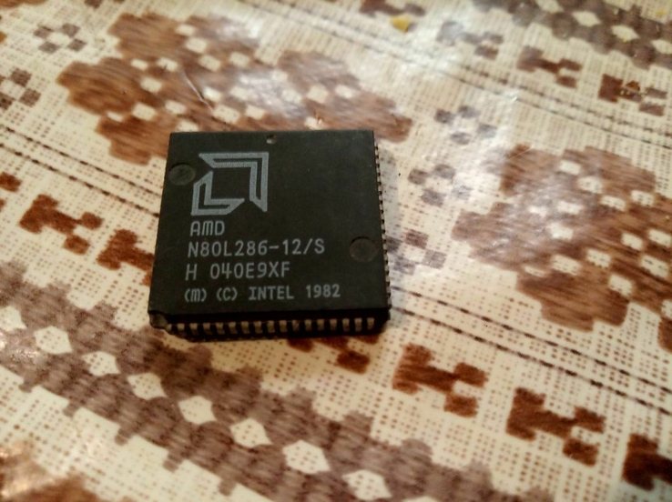 Процессор AMD N80L286-10/S 80286 12Mhz РАРИТЕТ, numer zdjęcia 2