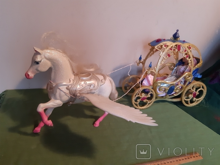 Принцесса (Mattel) в карете с Лошадкой, фото №2