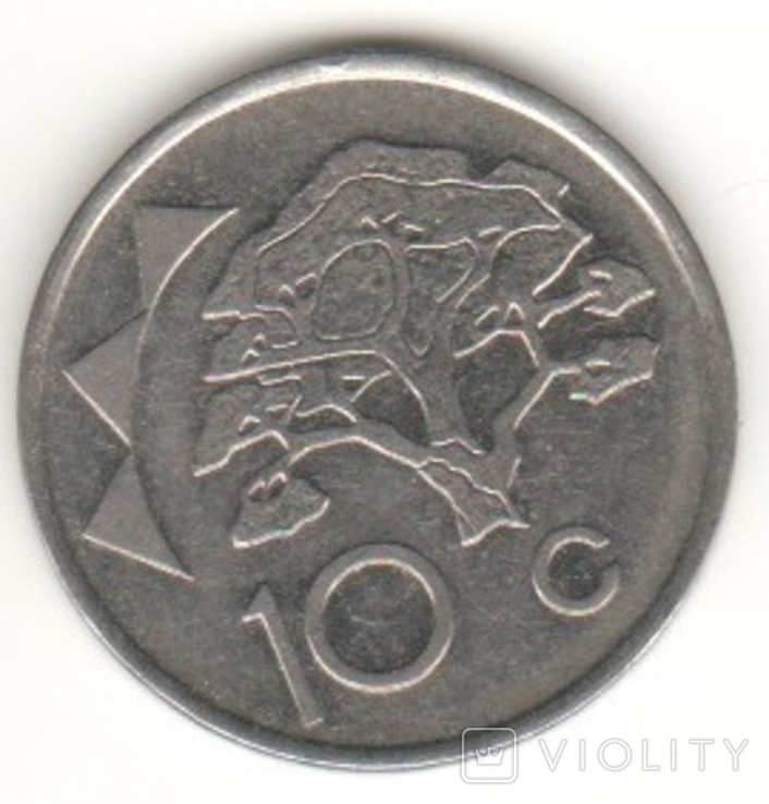 Намибия 10 центов, 2002 (лот 146)