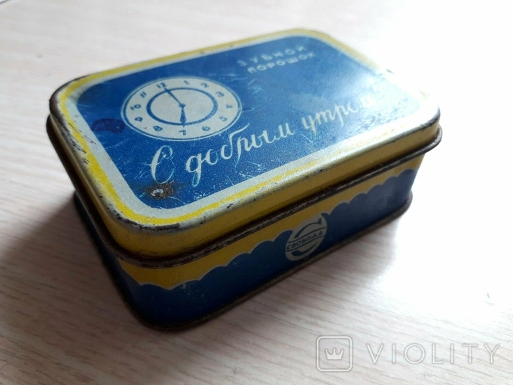 Коробка Зубной порошок "С добрым утром!" ф-ка Свобода, Москва, фото №4