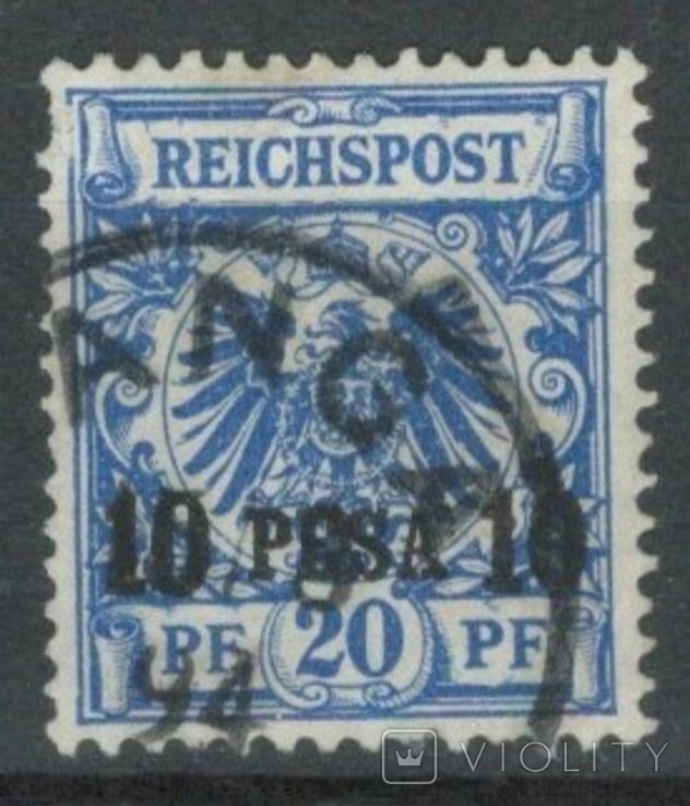 Ба09 Германская Восточная Африка 1893 №4 (18 евро)