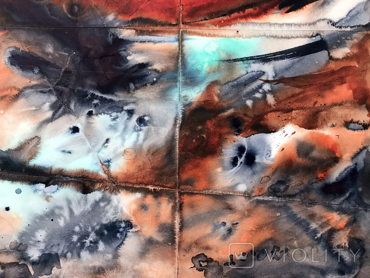 Око Сахари. Серія - Карти дослідження. Для лофту формат 150х140 см. Ю. Смаль, фото №8