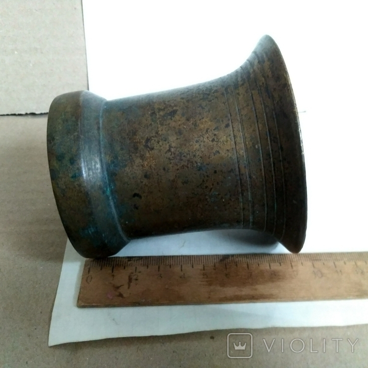 Antique little bronze mortar, photo number 3