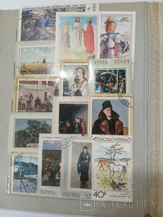 Коллекция марок, альбом 220 шт+, фото №9