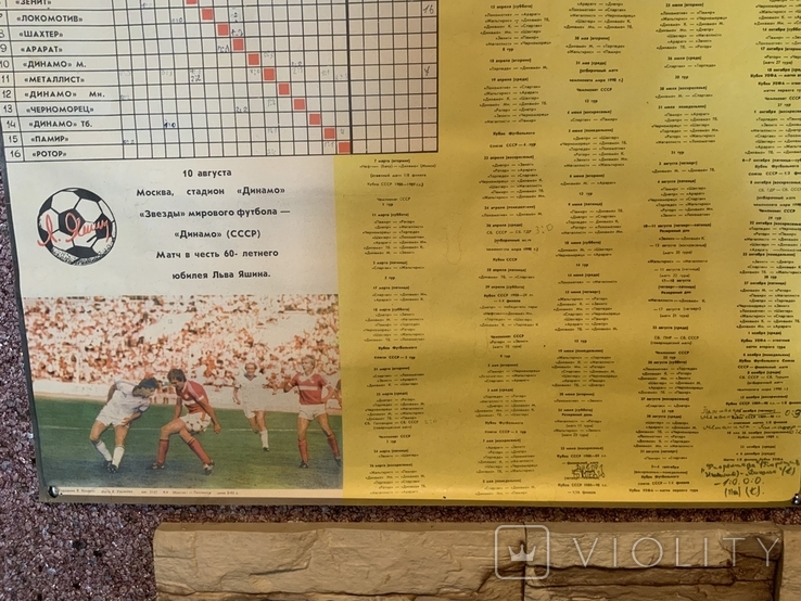 Календарь игр чемпионат СССР 89 по футболу, фото №6