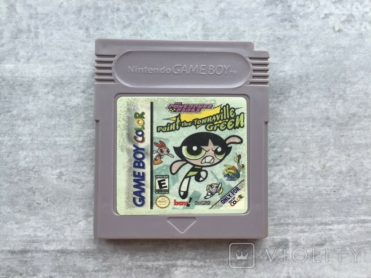 Картридж для Game Boy Color - Powerpuff Girls Paint The Townville Green