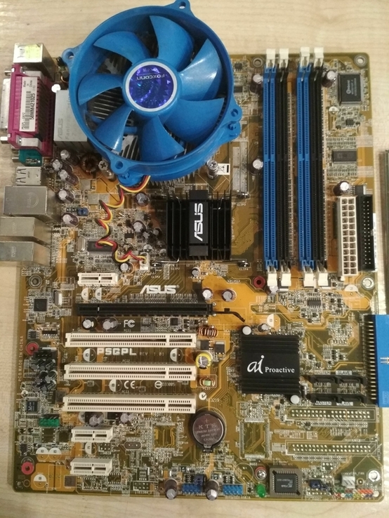 Материнская плата ASUS P5GPL+Pentium 4 3GHz+охлаждение, photo number 3