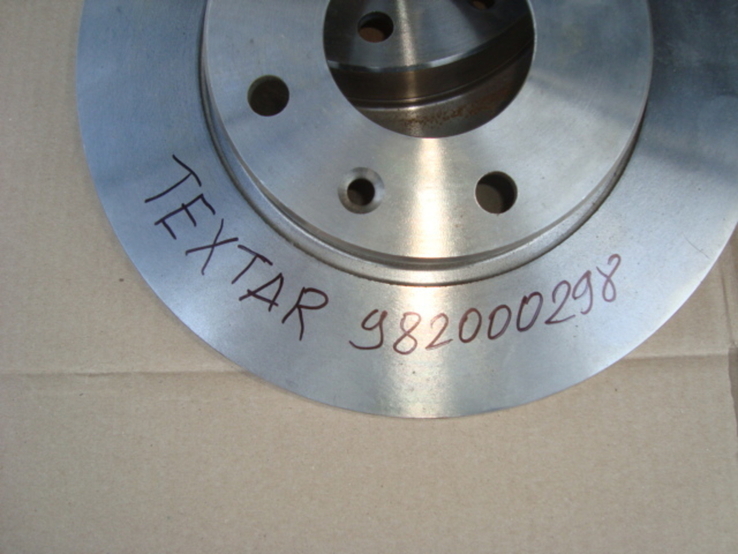 Тормозной диск TEXTAR 982000298 CITROEN, PEUGEOT., фото №3