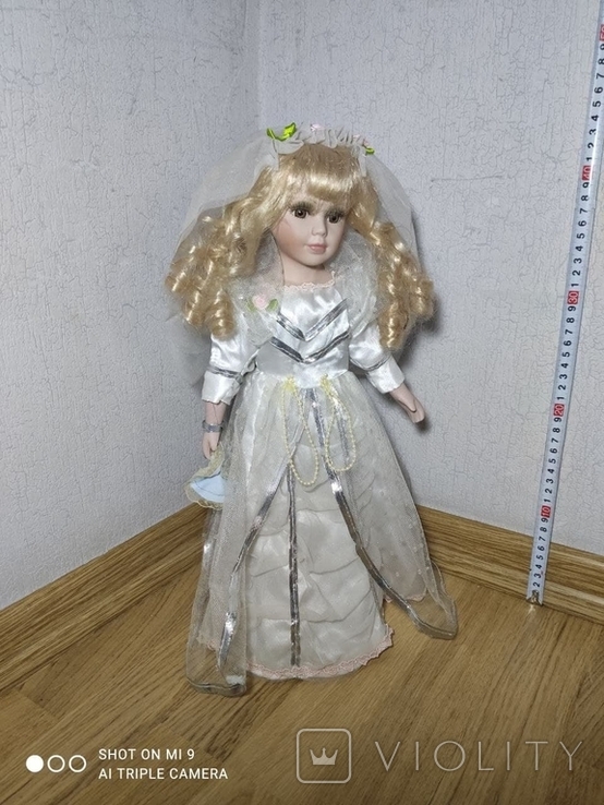 Фарфоровая Кукла , сувенирная, коллекционная, фото №2