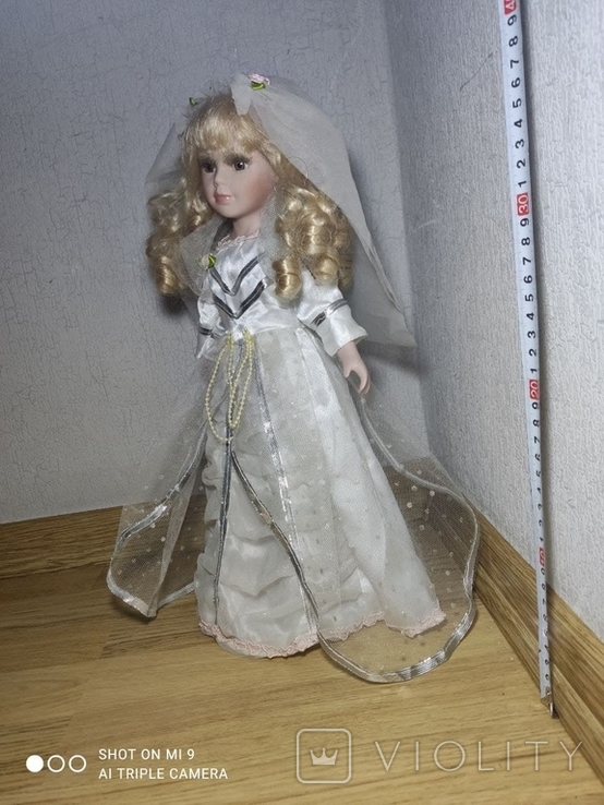 Фарфоровая Кукла , сувенирная, коллекционная, фото №4