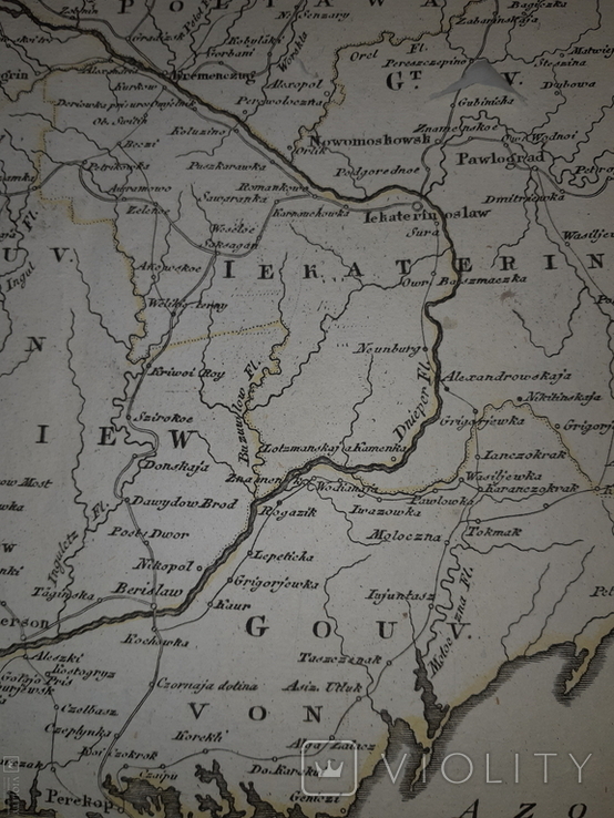1798 карта территории Украины, фото №8
