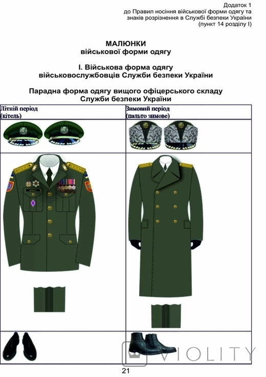 Правила ношения формы одежды СБУ (электронная форма), фото №4