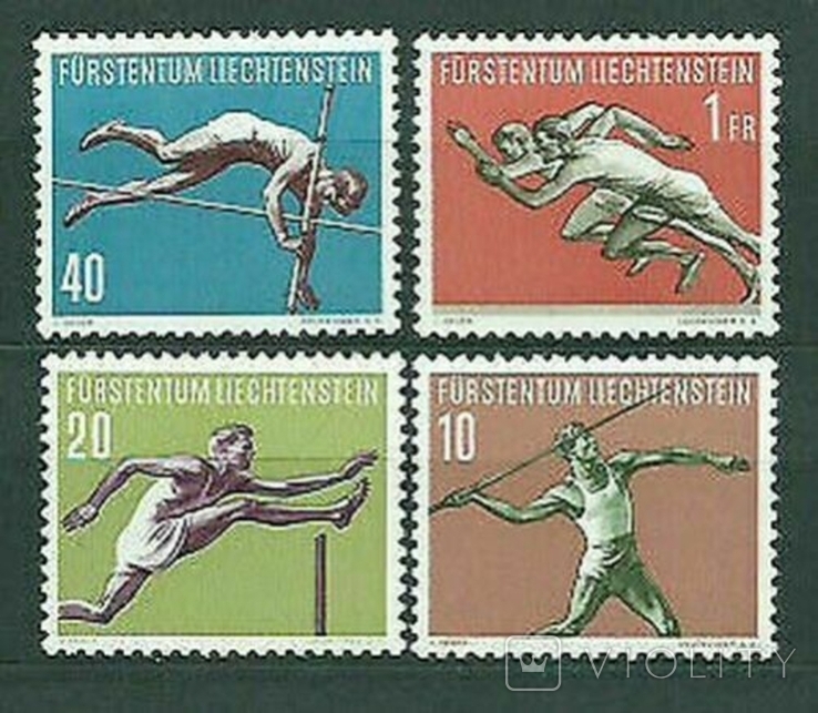 Лихтенштейн 1956 спорт MNH