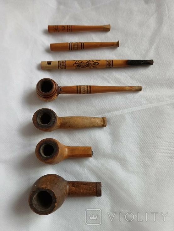 Старые курительные трубки и мундштуки, фото №3