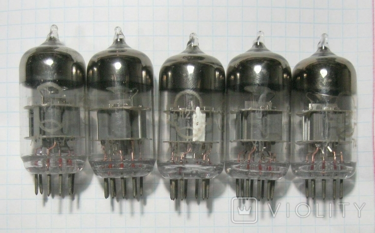 Лампы 6Н23П Рефлектор, геттер с проволочкой, XII-74 г., фото №2